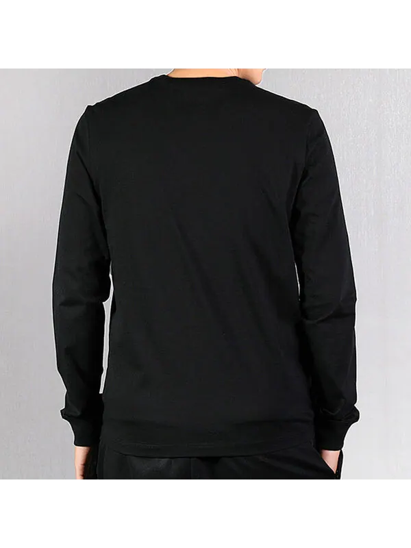 Толстовка Nike Club Ft Round Neck Pullover french terry Black — изображение 4 из 4, черный
