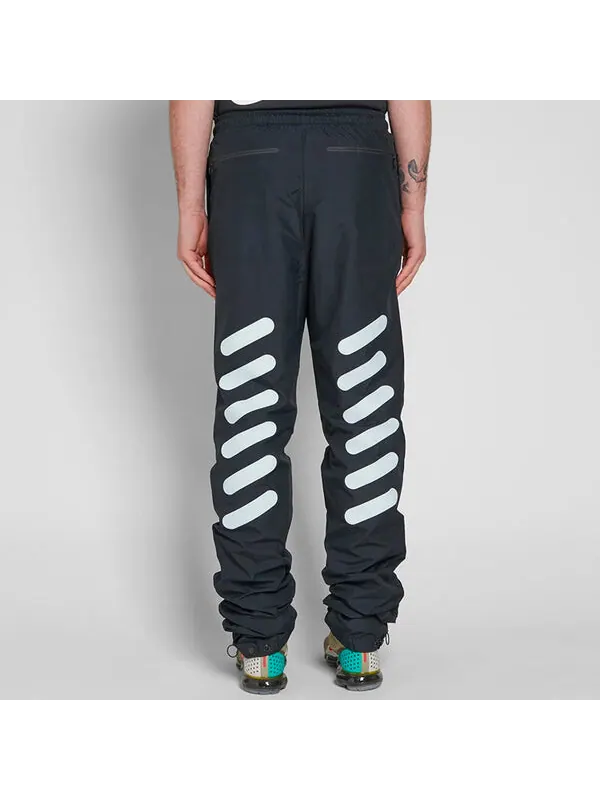 Повседневные брюки x спортивные брюки с принтом athleisure casual sports длинные брюки Nike — изображение 4 из 4, черный