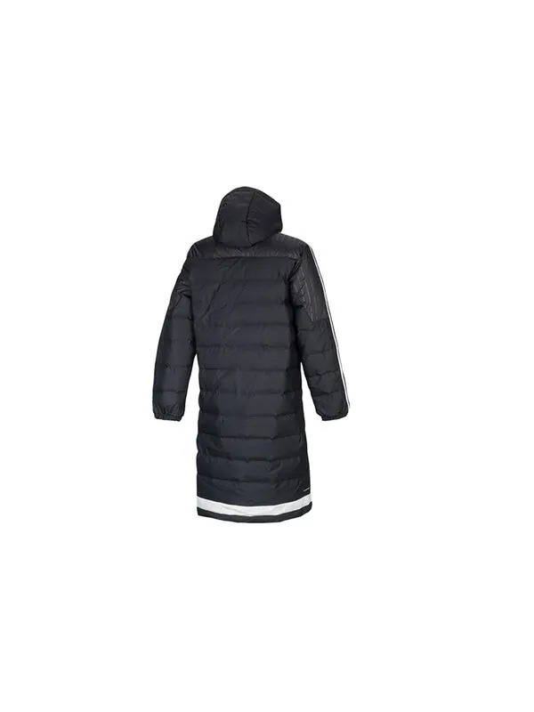 Пуховик adidas Tiro15 L Dwn Jk Stay Warm Soccer/Football mid-length hooded Sports Down Jacket Black — изображение 2 из 4