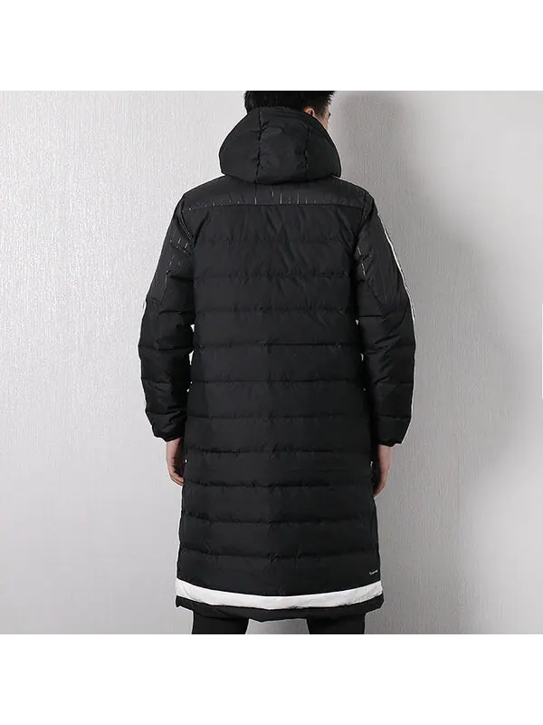Пуховик adidas Tiro15 L Dwn Jk Stay Warm Soccer/Football mid-length hooded Sports Down Jacket Black — изображение 4 из 4