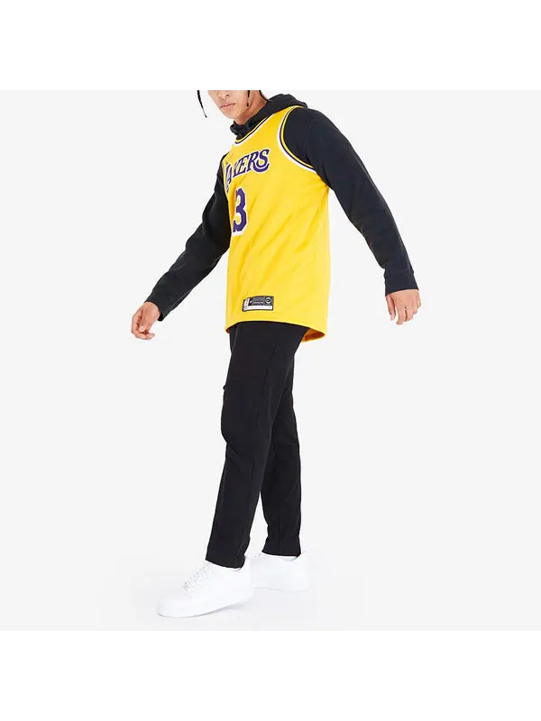 Футболка nba team limited jersey sw fan edition lakers davis № 3 Nike — изображение 3 из 4, желтый
