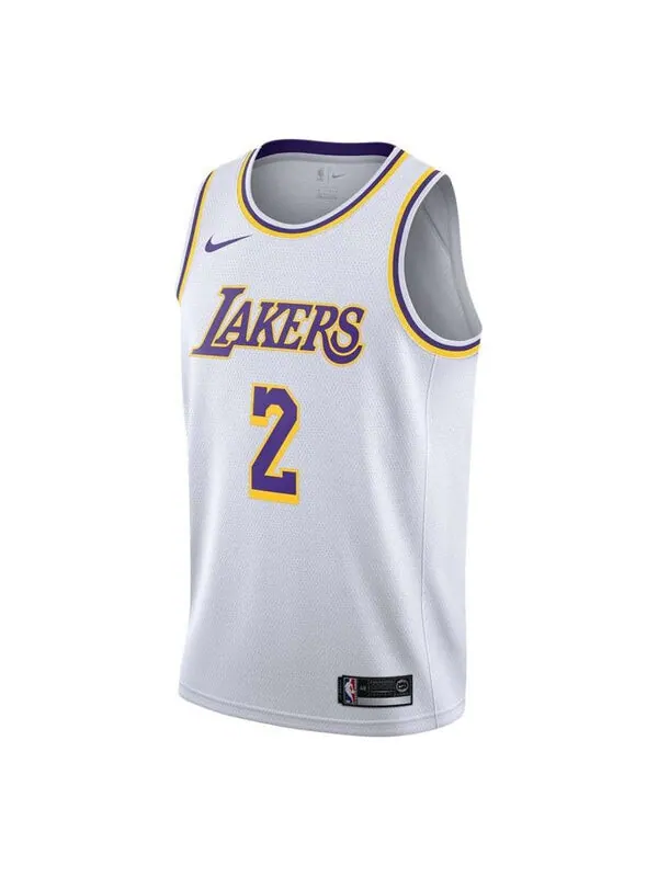 Майка Nike NBA Basketball Jersey/Vest Los Angeles Lakers Lonzo Ball 2 White — изображение 1 из 4, белый