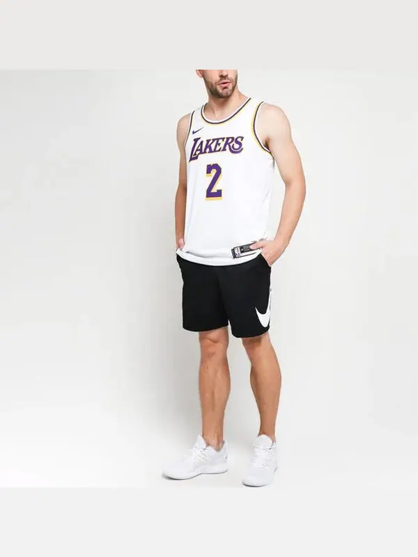 Майка Nike NBA Basketball Jersey/Vest Los Angeles Lakers Lonzo Ball 2 White — изображение 3 из 4, белый