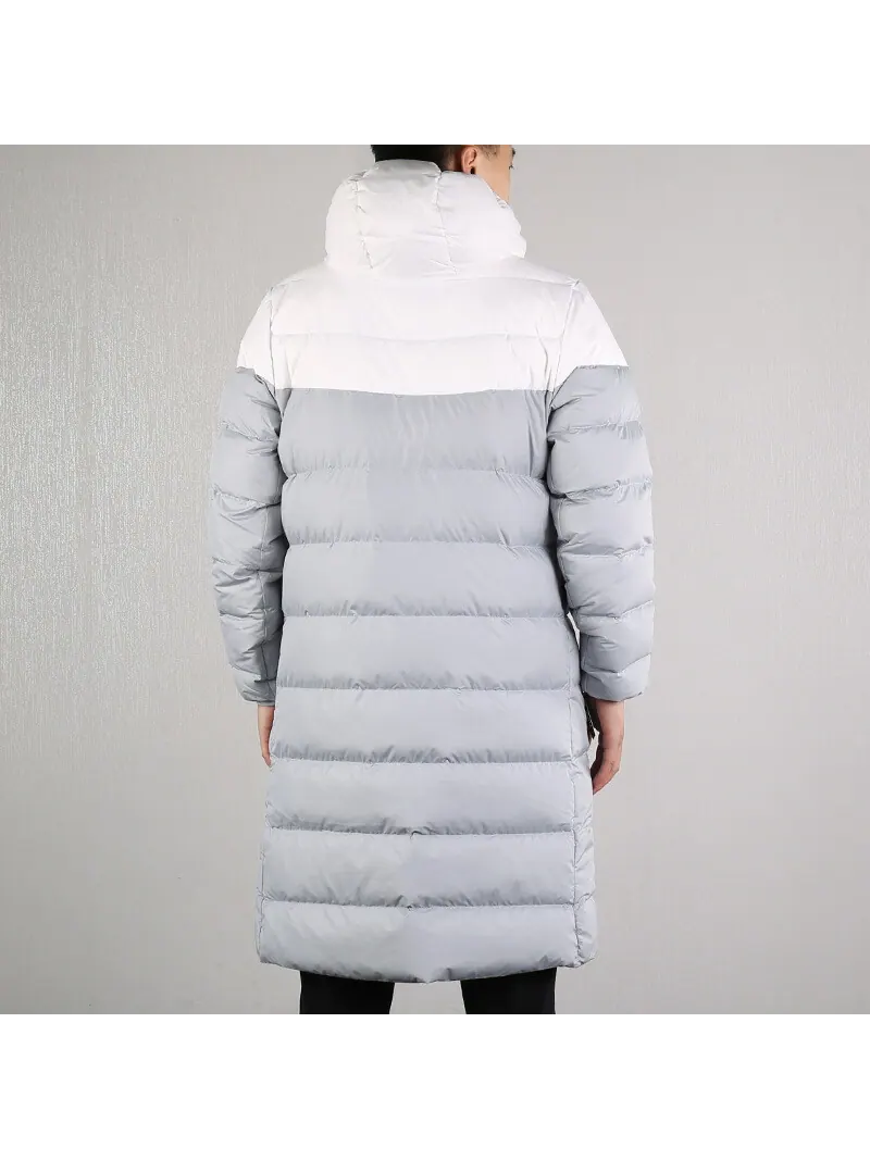 Пуховик Nike Sportswear Windrunner Down Fill Long — изображение 4 из 4, серый