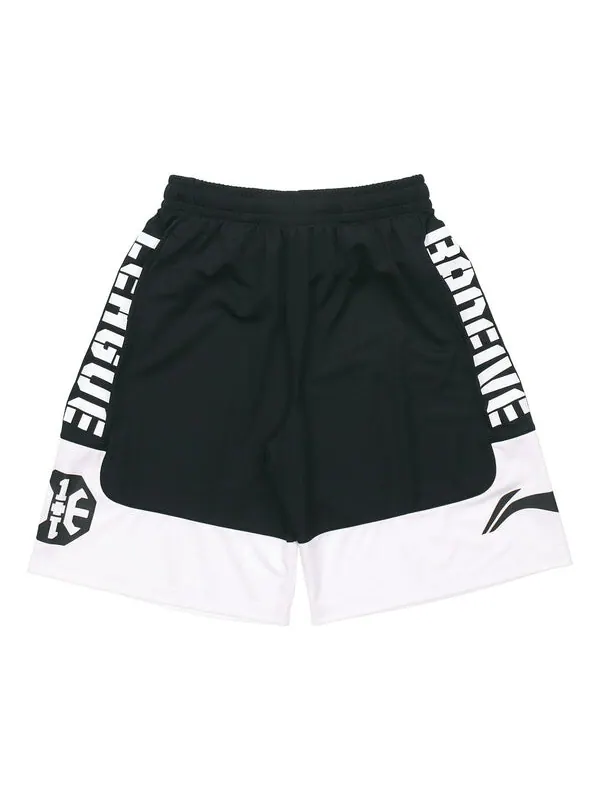 Шорты баскетбольные шорты с логотипом badfive Li-Ning — изображение 1 из 2, черный/белый