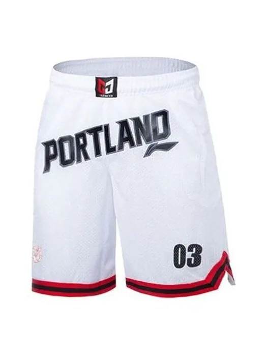 Шорты c.j. mccollum-1 basketball shorts 'white' Li-Ning — изображение 1 из 4, белый