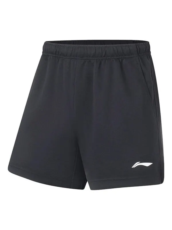 Шорты базовые шорты для бадминтона Li-Ning — изображение 1 из 2, черный/белый