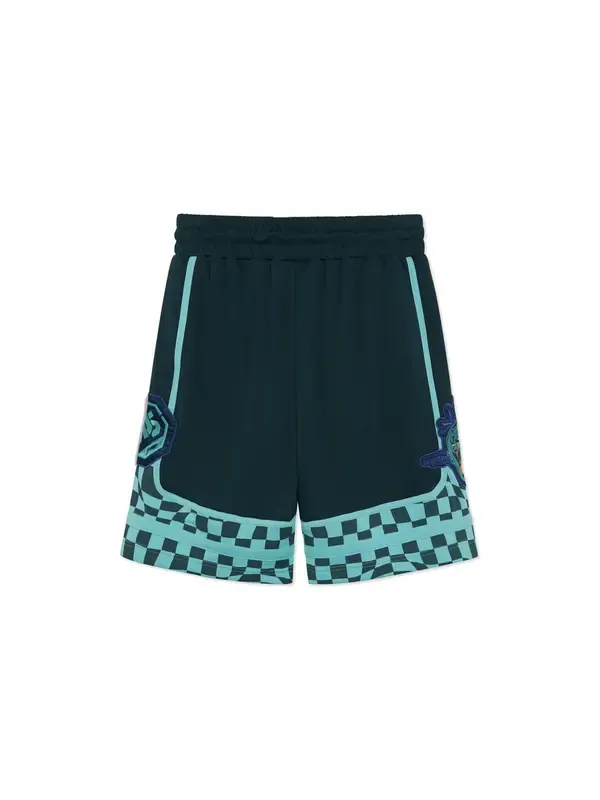 Шорты badfive шахматные баскетбольные соревнования шорты Li-Ning — изображение 2 из 2, темный синий