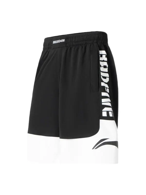 Шорты баскетбольные шорты с логотипом badfive Li-Ning — изображение 1 из 2, черный/белый