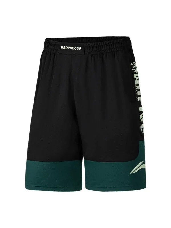 Шорты баскетбольные шорты с логотипом badfive Li-Ning — изображение 1 из 2, черный