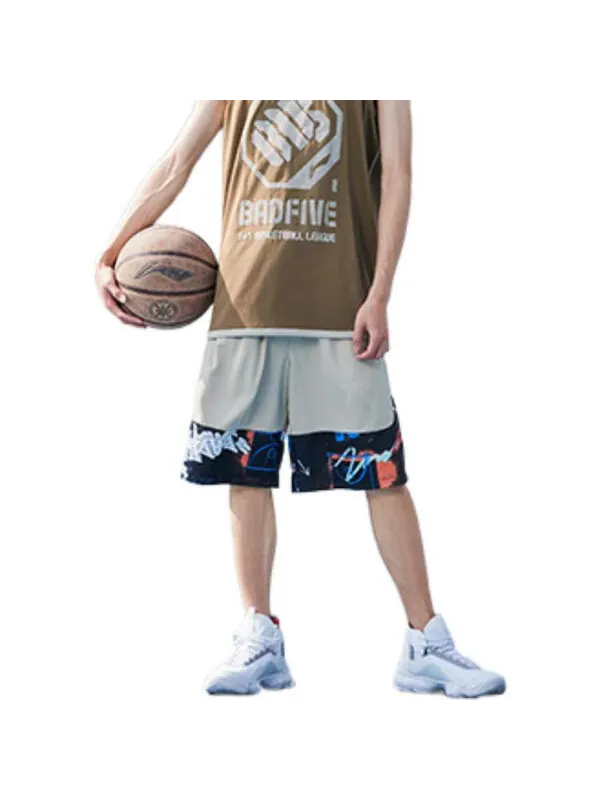 Шорты баскетбольные шорты с логотипом badfive Li-Ning — изображение 4 из 4