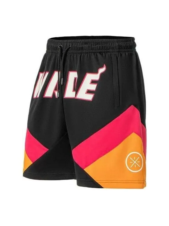 Шорты way of wade свободные баскетбольные шорты Li-Ning — изображение 1 из 2, черный/розовый/оранжевый