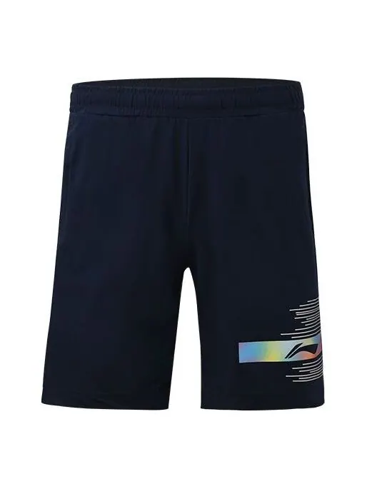 Шорты бадминтон спортивные шорты Li-Ning — изображение 1 из 3, темно-синий/белый/мульти
