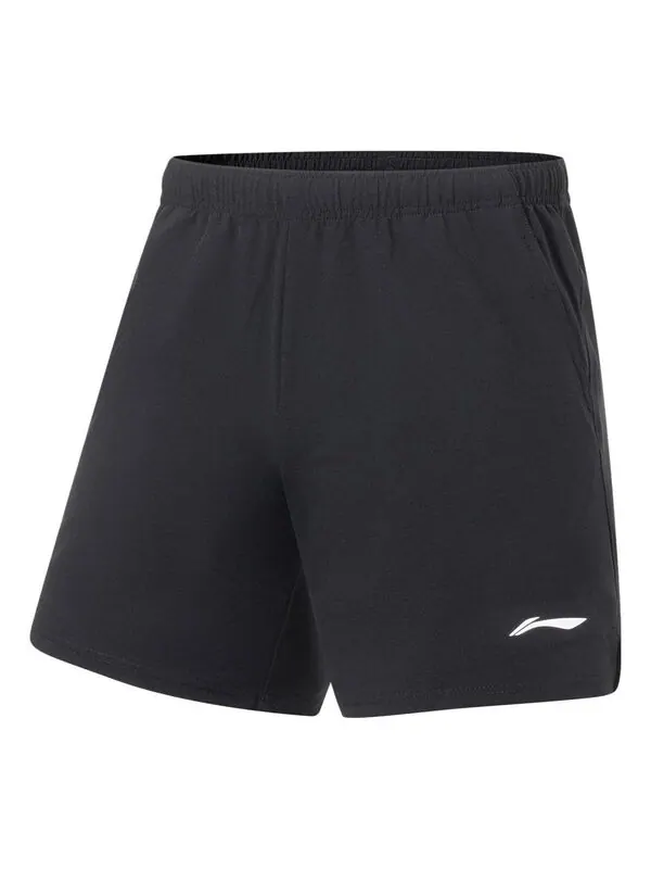 Шорты шорты для соревнований по бадминтону Li-Ning — изображение 1 из 2, черный/белый