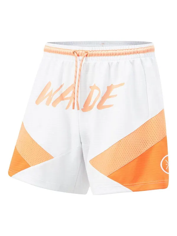 Шорты way of wade свободные баскетбольные шорты Li-Ning — изображение 1 из 2, белый/оранжевый