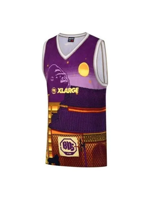 Футболка x xlarge badfive баскетбольная футболка Li-Ning — изображение 1 из 2, фиолетовый/мульти