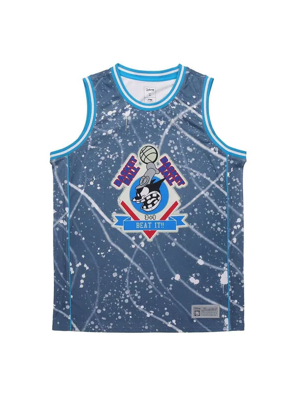 Футболка x disney badfive баскетбольная майка Li-Ning — изображение 1 из 2, синий/мульти
