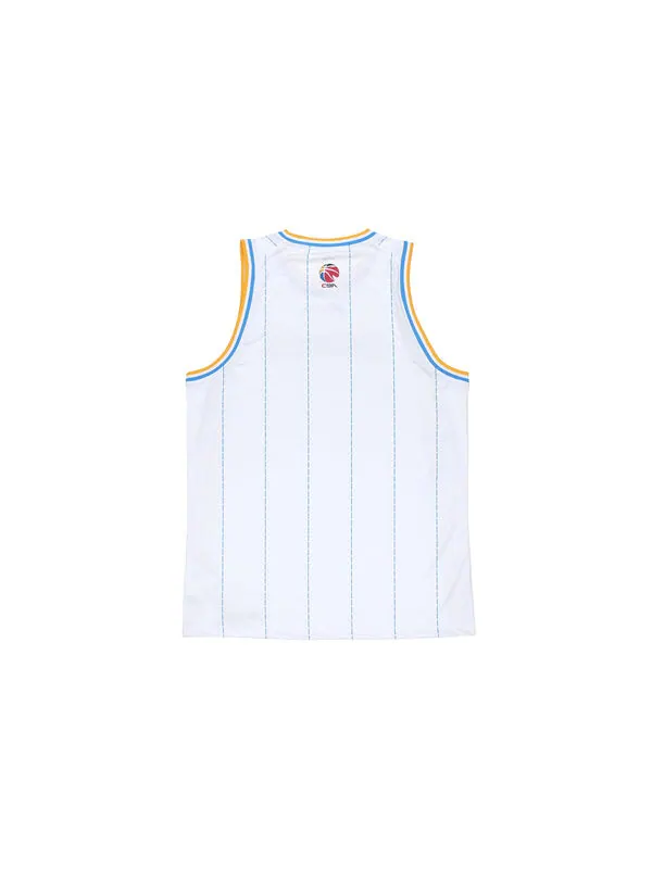 Футболка cba beijing ducks команда баскетбольная майка Li-Ning — изображение 2 из 2, белый/синий
