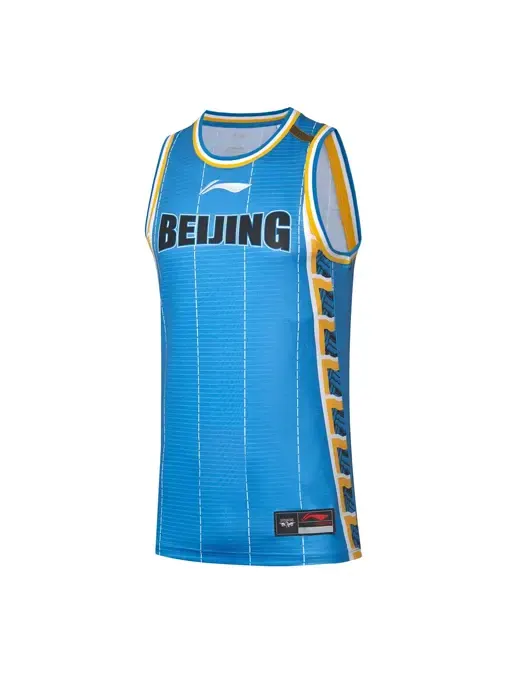 Футболка cba beijing ducks команда баскетбольная майка Li-Ning — изображение 1 из 2, синий/черный