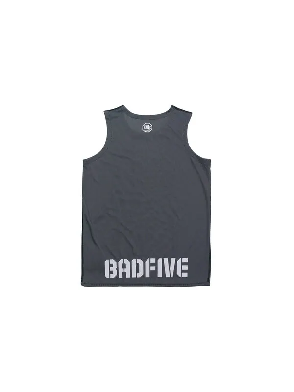 Футболка badfive logo баскетбольная соревновательная майка Li-Ning — изображение 2 из 4, серый/белый