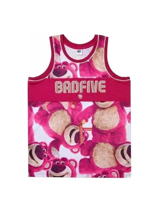 Футболка x disney история игрушек badfive графическая баскетбольная майка Li-Ning — изображение 1 из 2, розовый/мульти