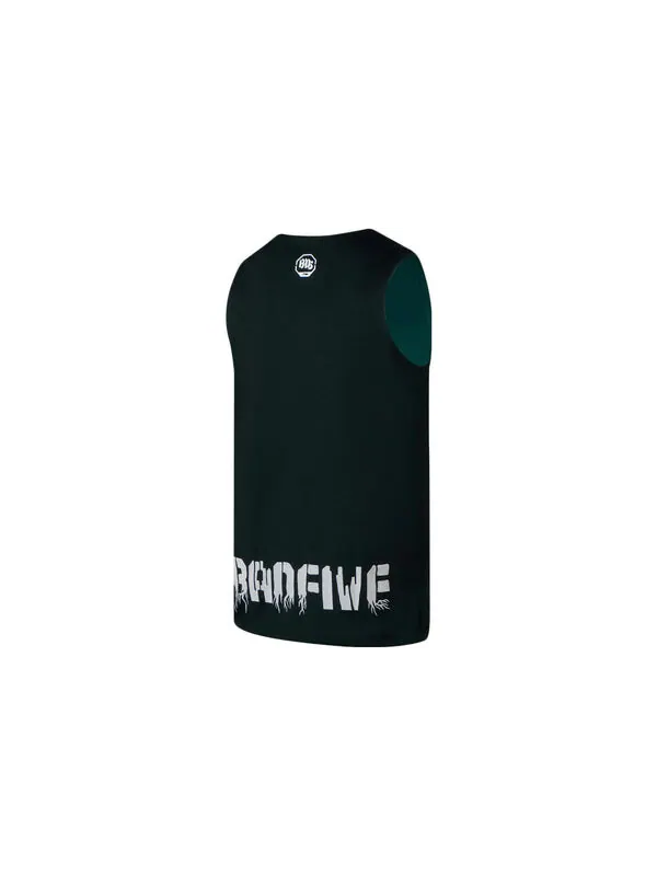 Футболка badfive баскетбольная лига графическая футболка Li-Ning — изображение 2 из 2, черный/зеленый/белый