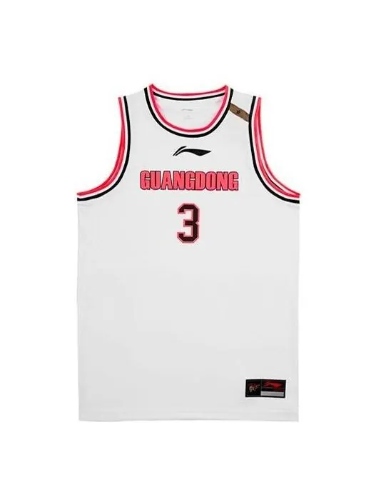 Футболка cba guangdong баскетбольная майка Li-Ning — изображение 1 из 2, белый/черный/красный