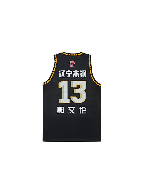 Футболка x cba allen guo liaoning flying leopards дорожная футболка Li-Ning — изображение 2 из 2, черный/белый/желтый