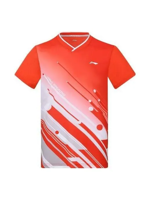 Футболка сборной по настольному теннису Li-Ning — изображение 1 из 3, красный/белый