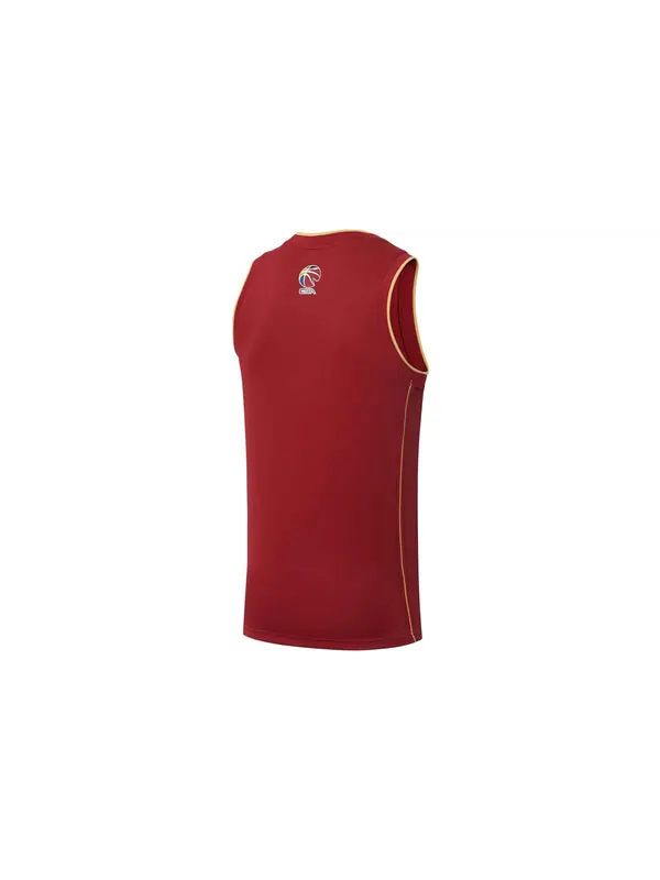 Футболка cba zhejiang golden bulls баскетбольная майка Li-Ning — изображение 2 из 2, красный/желтый/белый