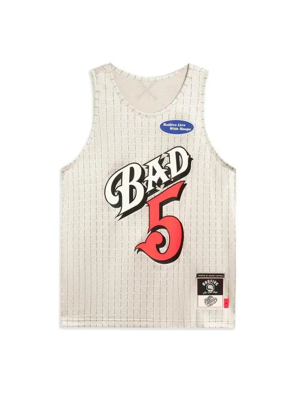 Футболка x mitchell & ness badfive графическая баскетбольная майка Li-Ning — изображение 1 из 2, серый/мульти