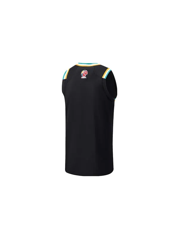 Футболка cba zhejiang lions баскетбольная майка Li-Ning — изображение 2 из 2, черный/мульти