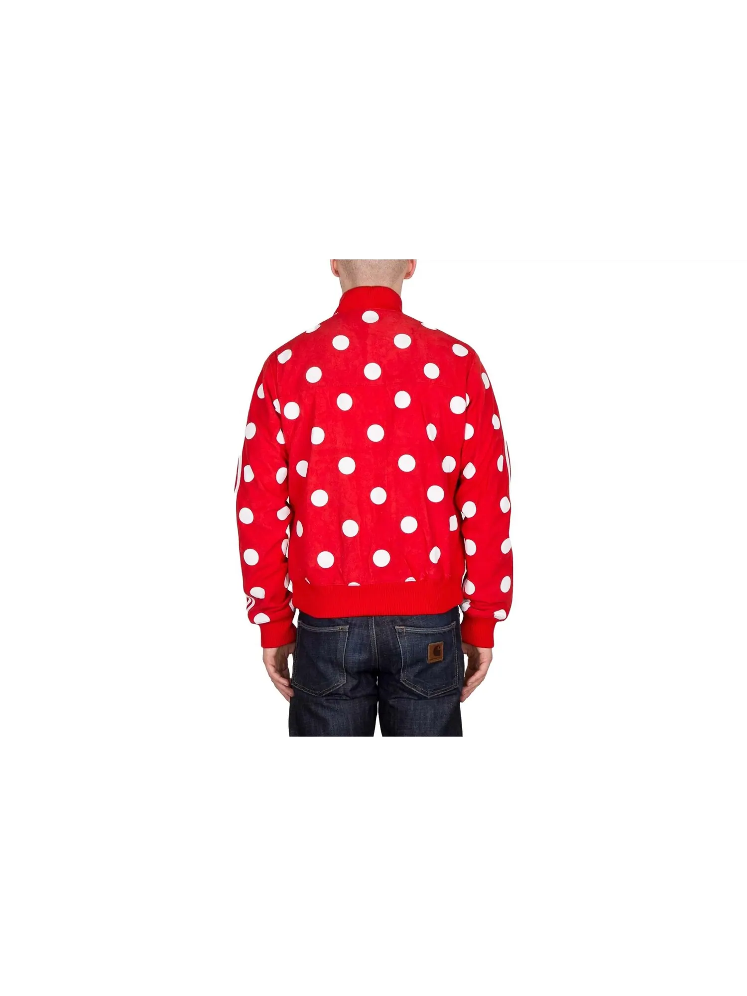 Кожаная куртка Adidas x PHARRELL WILLIAMS — изображение 3 из 3, красный