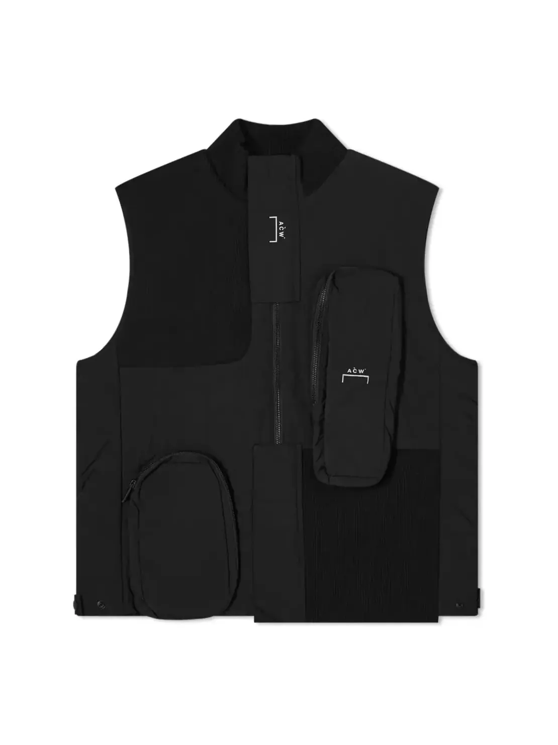 Жилет A-COLD-WALL* Assymetric 3D Pocket Puffer Gilet 'Black' — изображение 1 из 5, черный