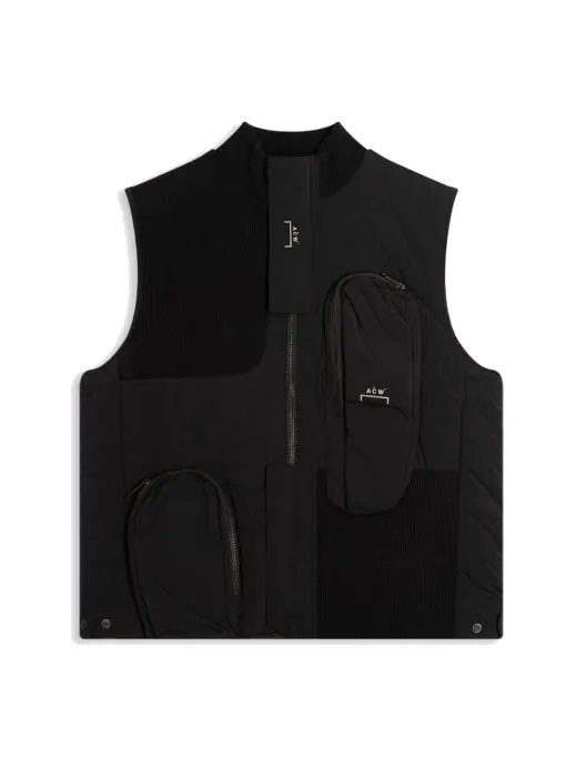 Жилет A-COLD-WALL* Assymetric 3D Pocket Puffer Gilet 'Black' — изображение 2 из 5, черный