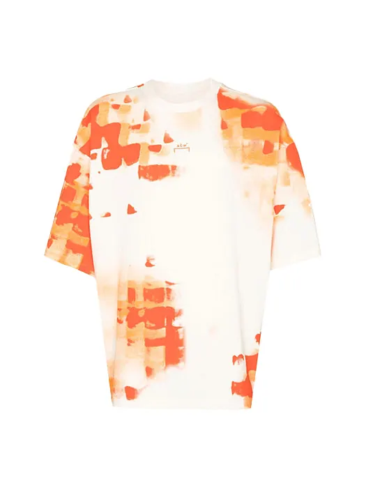 Футболка brush stroke t-shirt 'rich orange' A-Cold-Wall* — изображение 1 из 3, насыщенный оранжевый