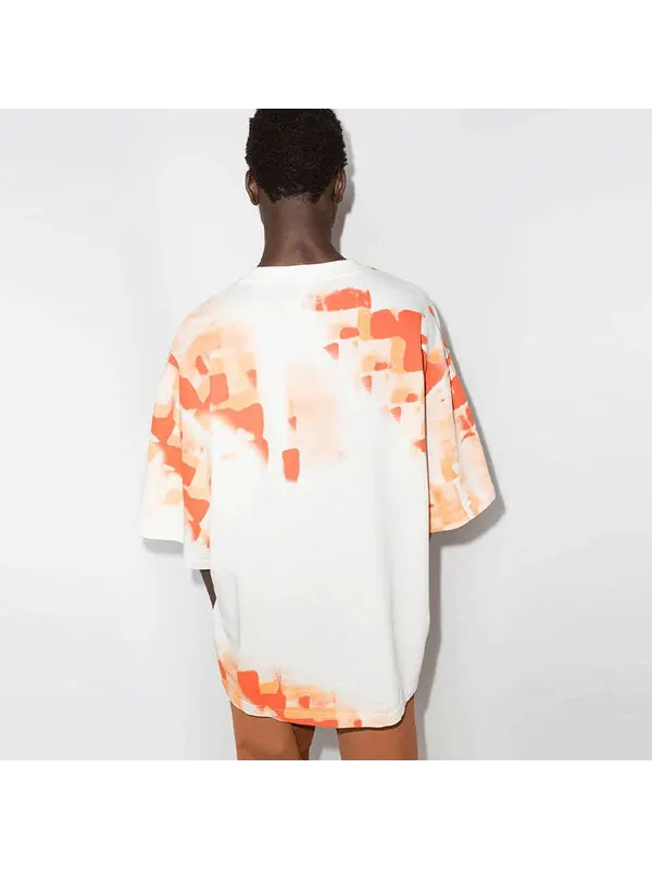 Футболка brush stroke t-shirt 'rich orange' A-Cold-Wall* — изображение 2 из 3, насыщенный оранжевый