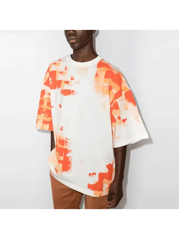 Футболка brush stroke t-shirt 'rich orange' A-Cold-Wall* — изображение 3 из 3, насыщенный оранжевый
