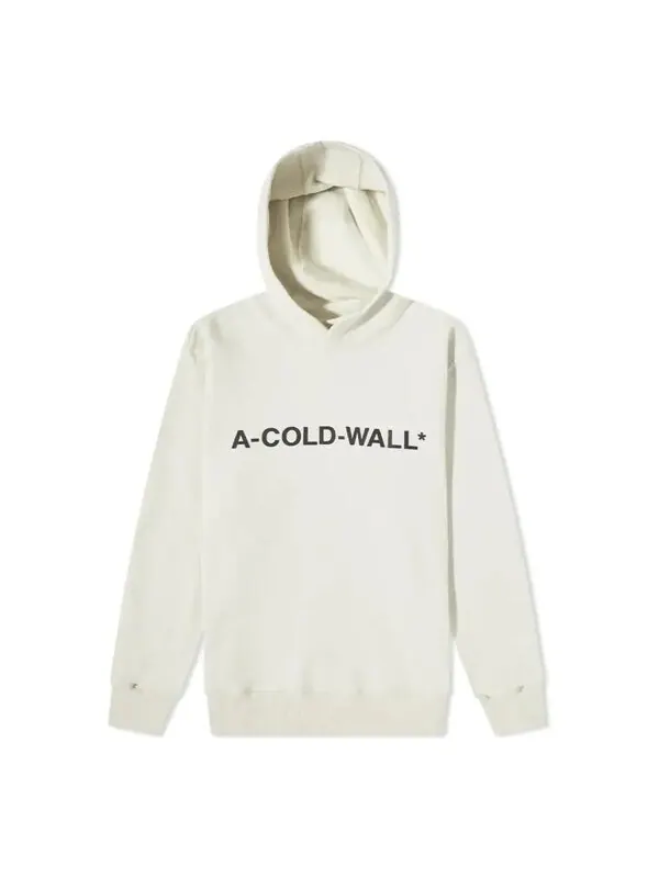 Толстовка logo popover hoodie 'bone white' A-Cold-Wall* — изображение 1 из 3, белый