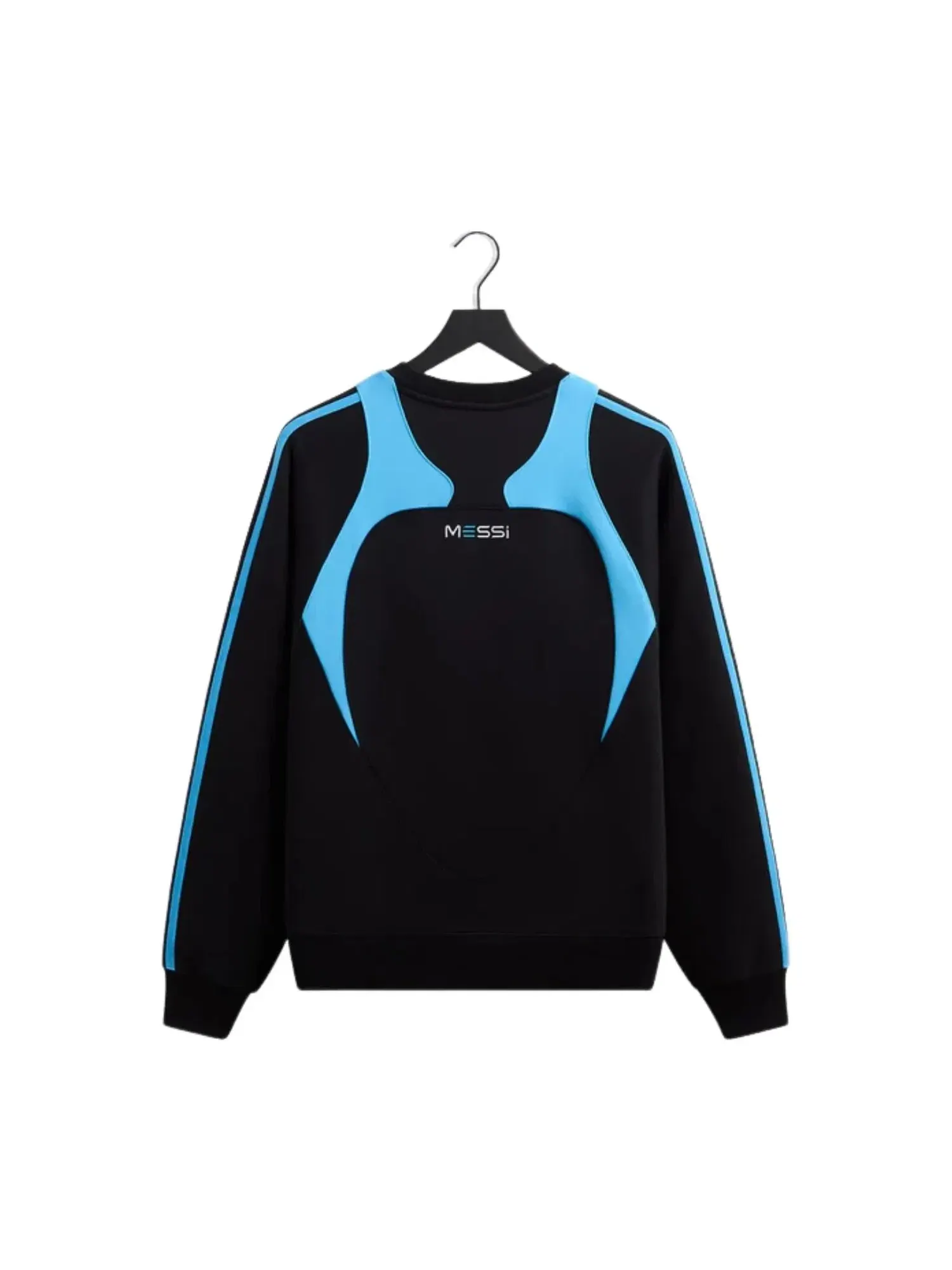 Мужской свитер флисовый с принтом KITH x Messi for Adidas Football Fleece Sweater — изображение 2 из 4, черный