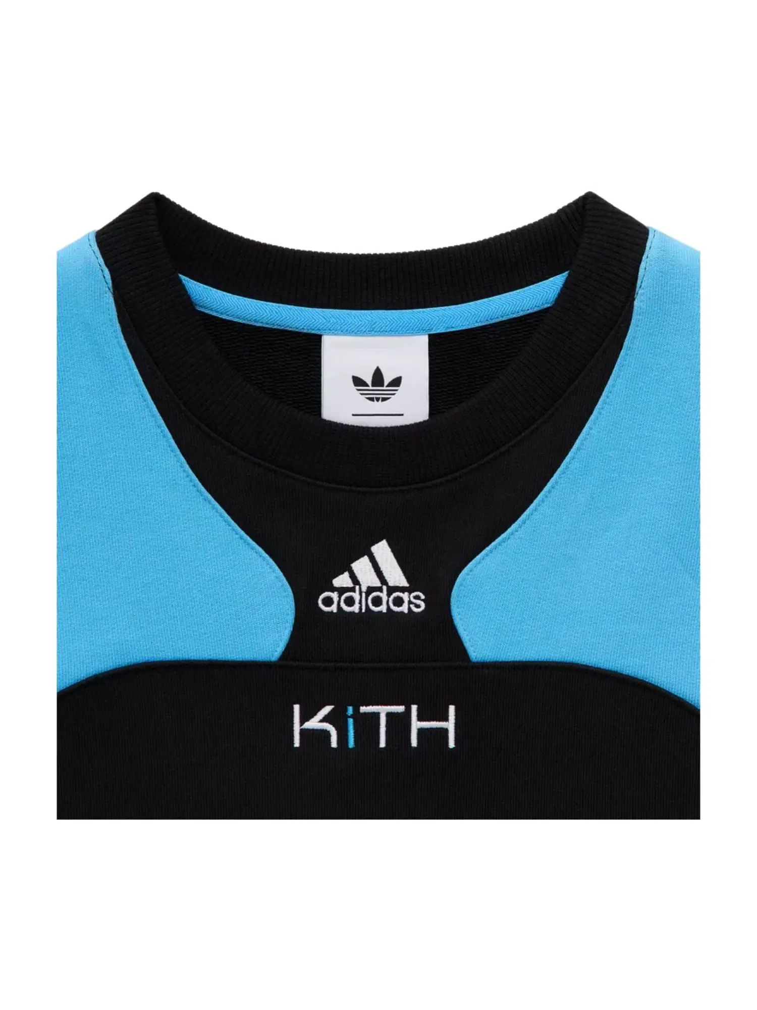 Мужской свитер флисовый с принтом KITH x Messi for Adidas Football Fleece Sweater — изображение 3 из 4, черный