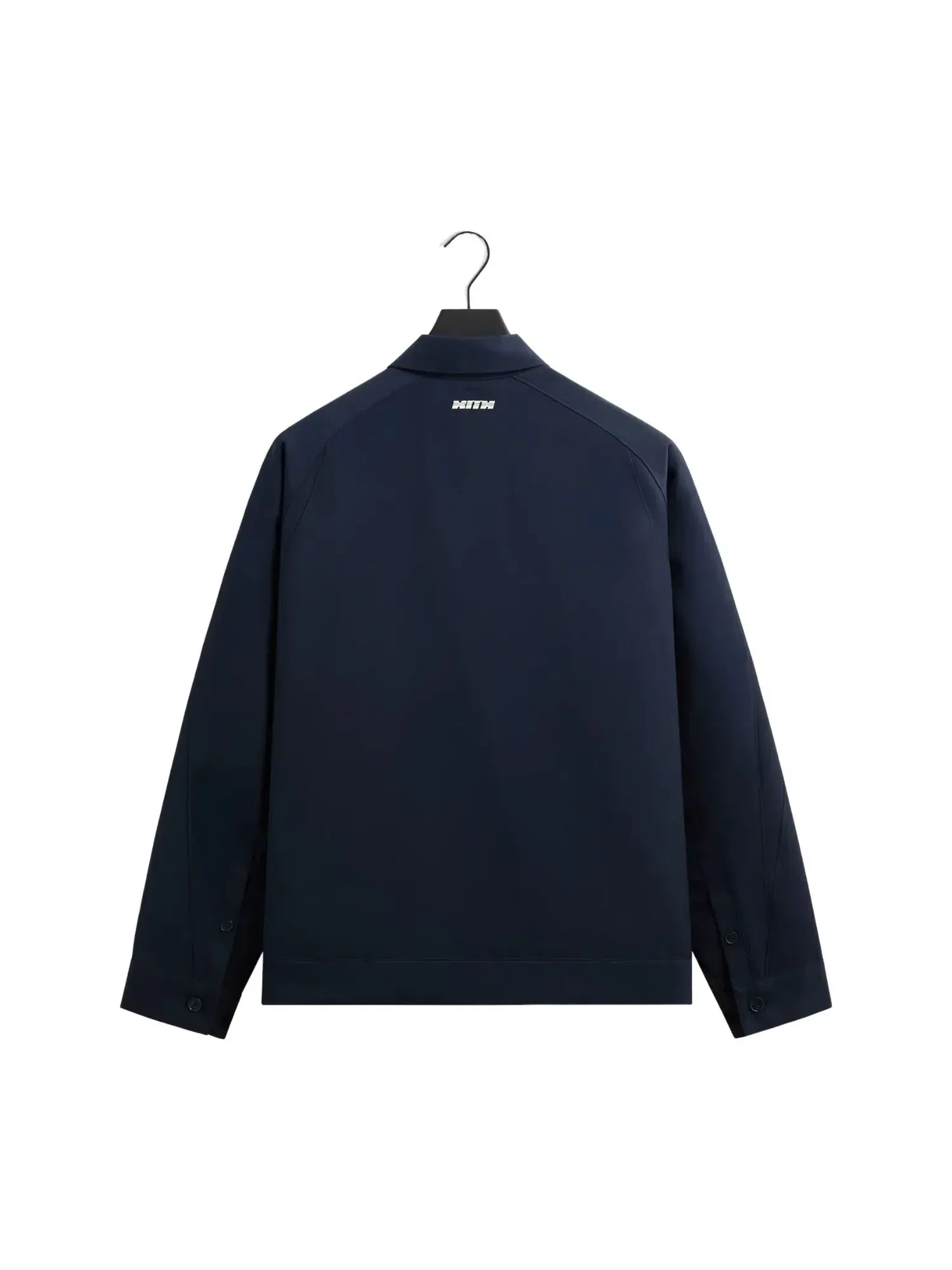Мужская куртка из шерстяного трикотажа с принтом KITH x Messi модель Night Navy — изображение 2 из 5, темно-синий