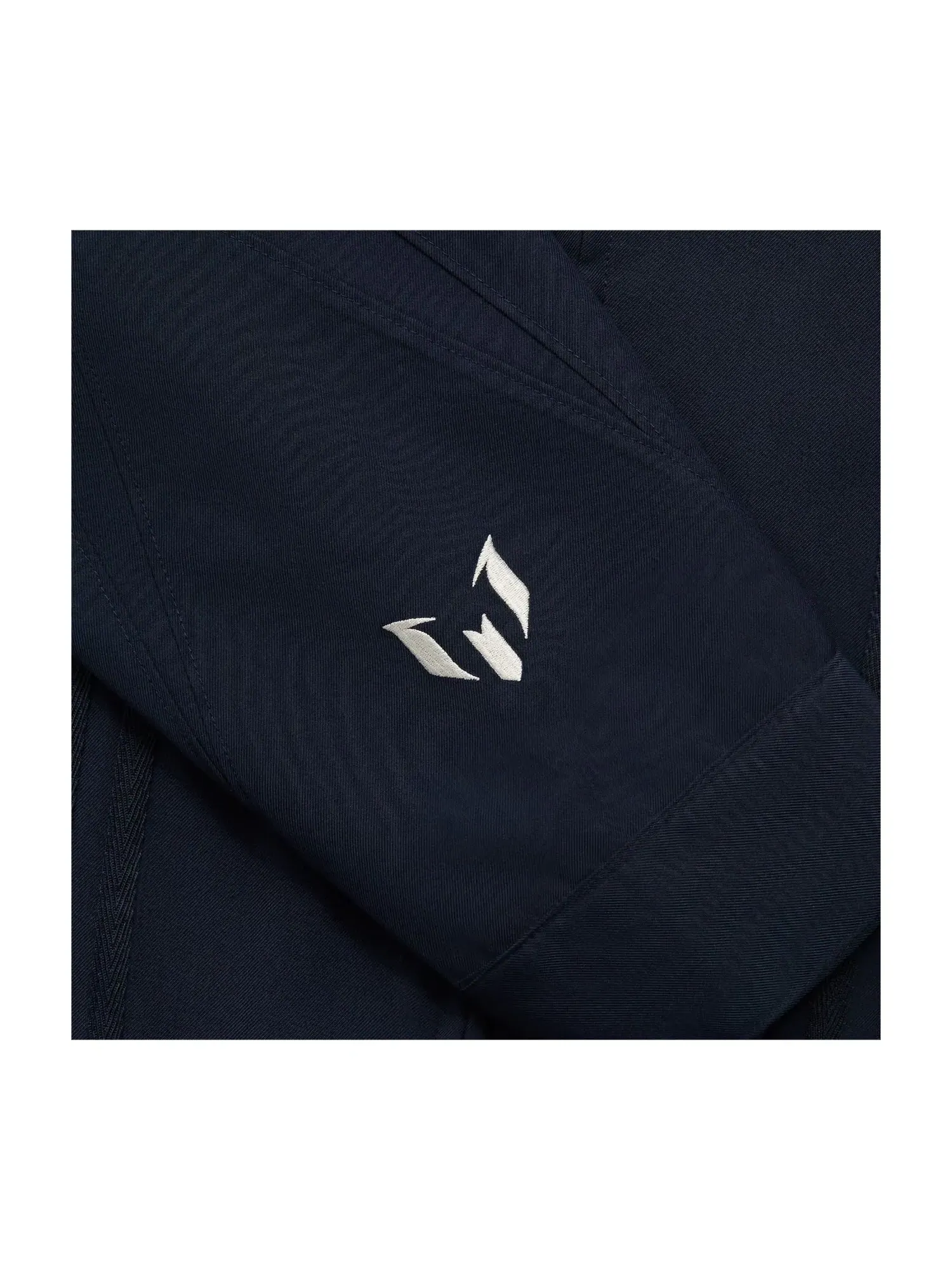 Мужская куртка из шерстяного трикотажа с принтом KITH x Messi модель Night Navy — изображение 4 из 5, темно-синий