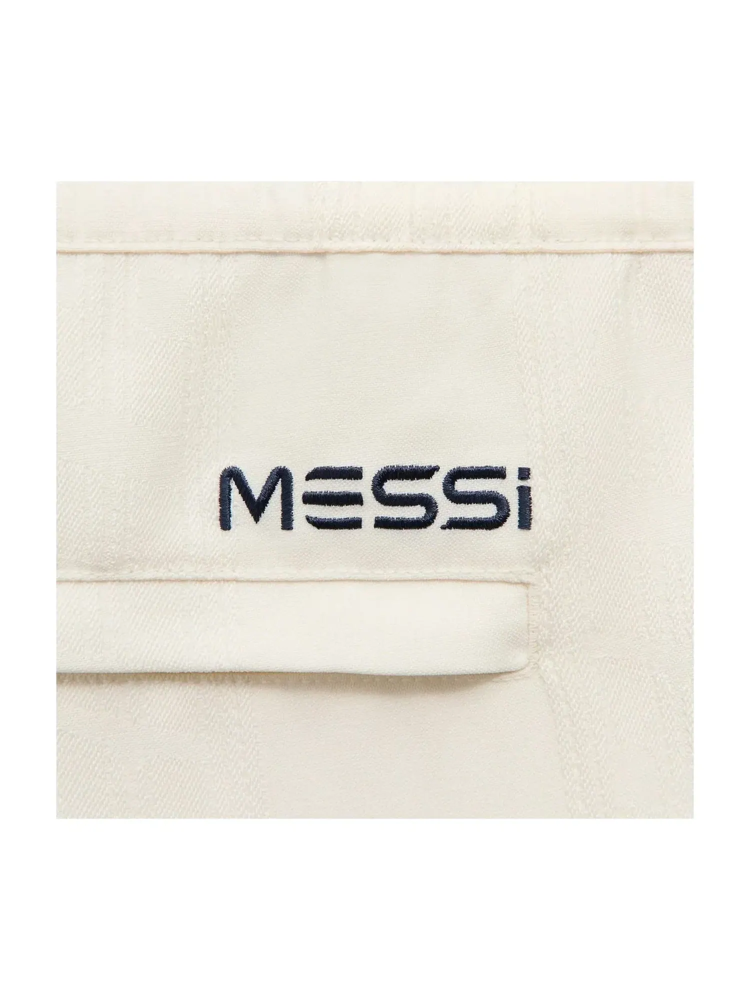 Мужские футбольные шорты с принтом KITH x Messi for Adidas — изображение 3 из 3, белый