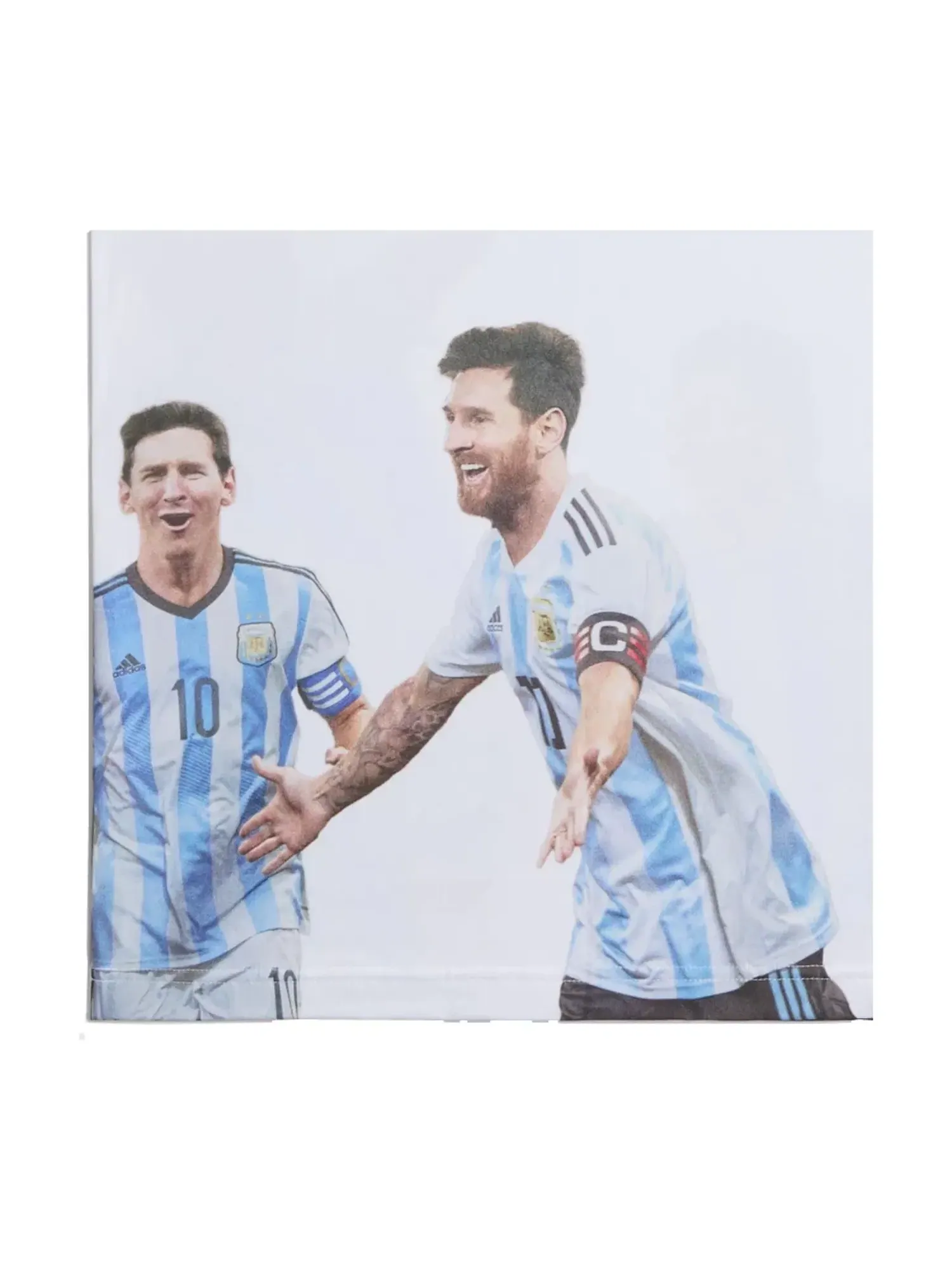 Мужская футболка с принтом KITH x Messi — изображение 4 из 5, белый
