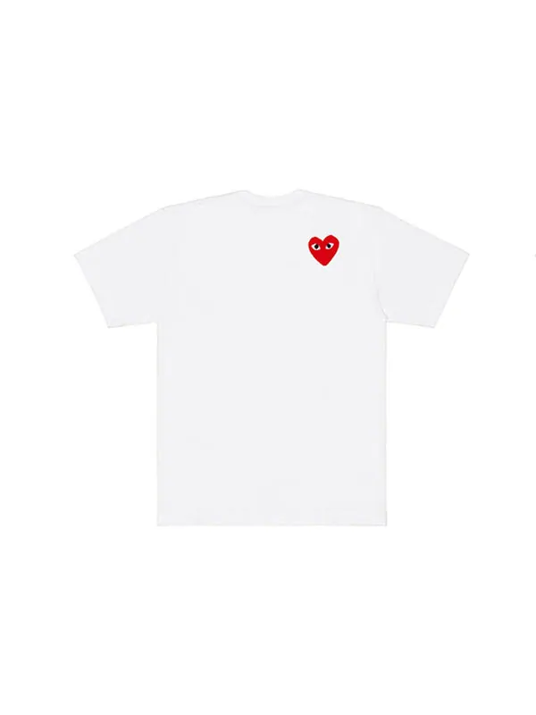 Футболка x the north face 'play together' short-sleeved white Comme Des Garcons Play — изображение 2 из 2, белый