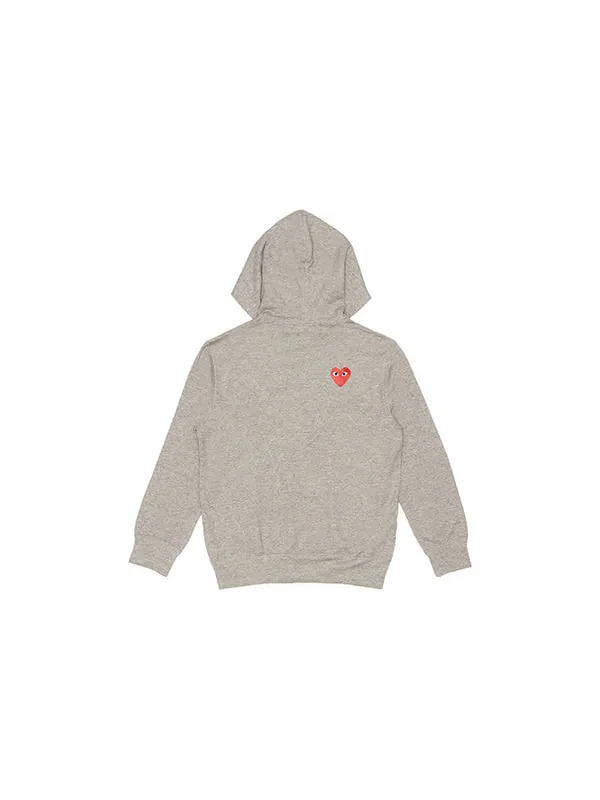 Толстовка x the north face crossover play together series logo hooded drawstring grey Comme Des Garcons Play, серый