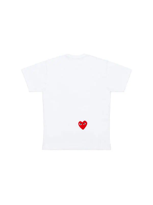 Футболка x nike crossover play together series round neck short sleeve tee 'white' Comme Des Garcons Play, белый