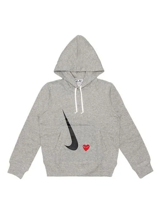 Свитер x nike crossover play together series love logo hoodie 'grey' Comme Des Garcons Play — изображение 1 из 2, серый