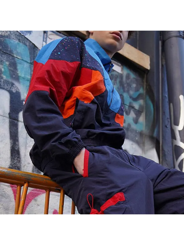 Куртка cf series x chenpeng crossover new york fashion week splash ink куртка парные Куртка в стиле Li-Ning